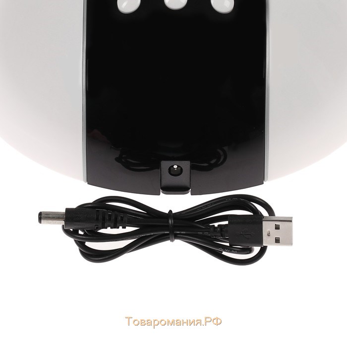 Лампа для гель-лака LUF-17, LED, 24 Вт, 8 диодов, таймер 60/90/120 сек,USB, белая