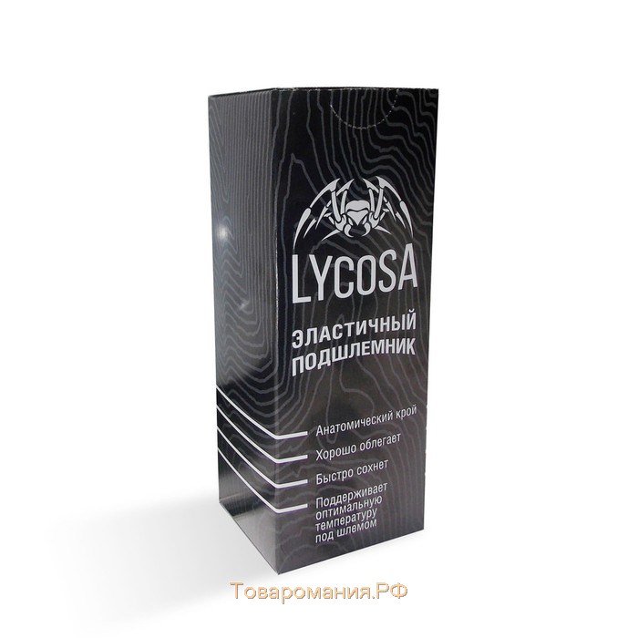 Подшлемник LYCOSA FLEECE BLACK, размер S-M