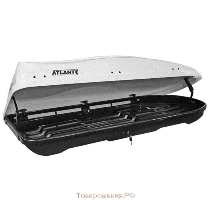 Бокс ATLANT Diamond 430л, 184х80х44, белый глянец, двухстороннее открывание