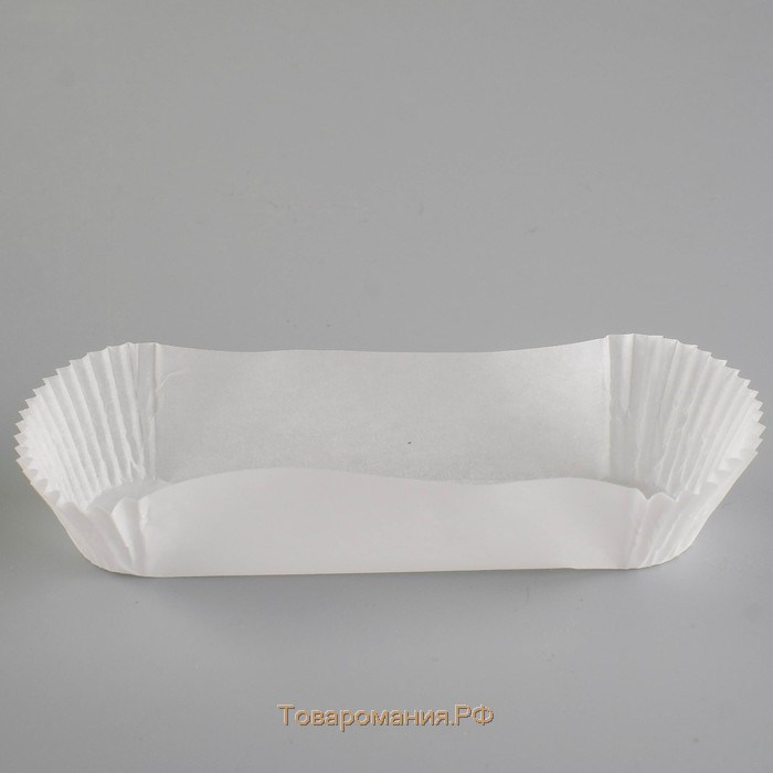 Форма для выпечки овал, белая, 2,8 х 11 х 2,6 см
