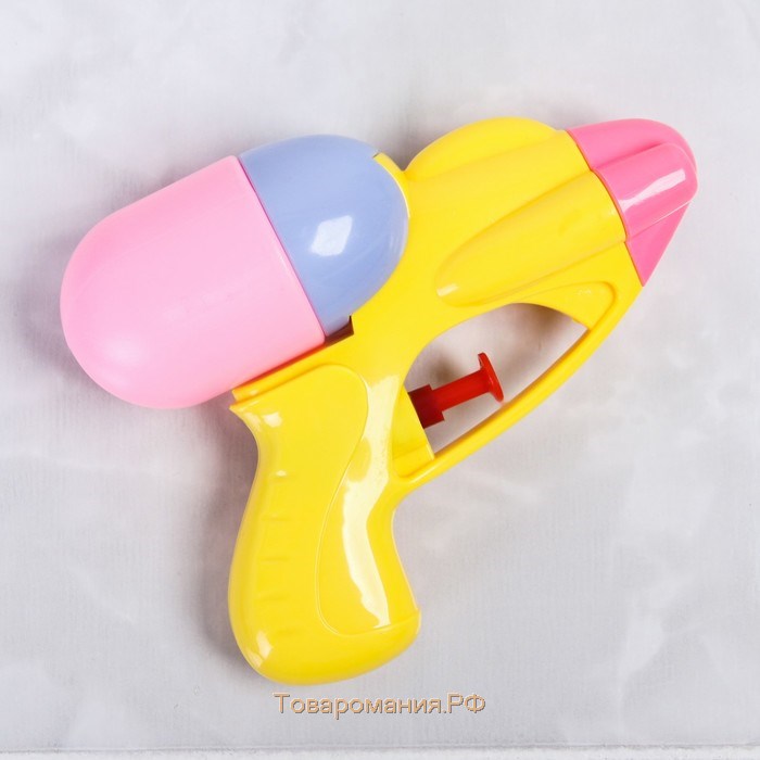 Игрушка для ванны «Пистолет - брызгалка», цвет МИКС