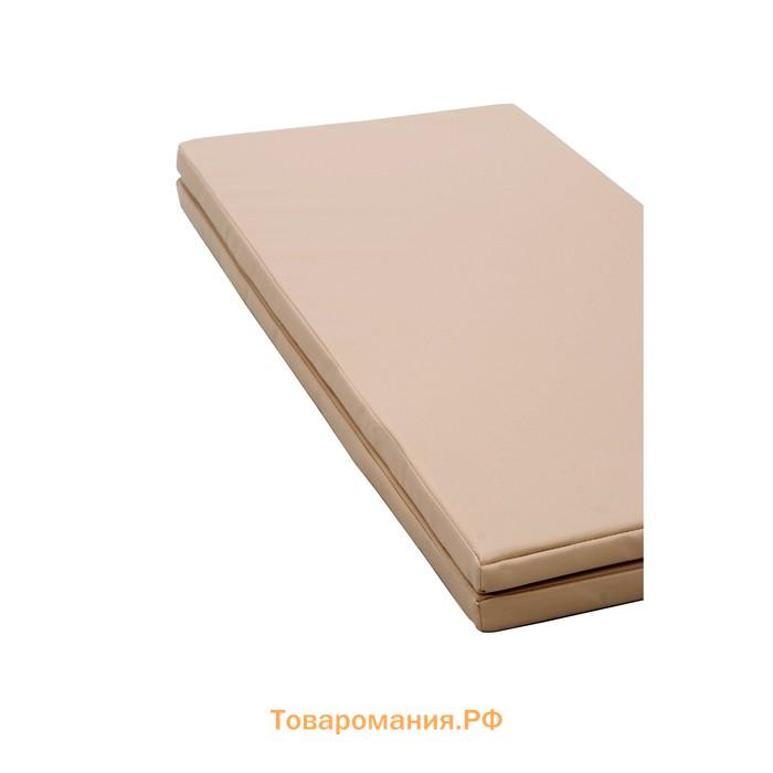 Мат PERFETTO SPORT, 100 х 123 х 4 см, складной, для PS 210, цвет бежевый