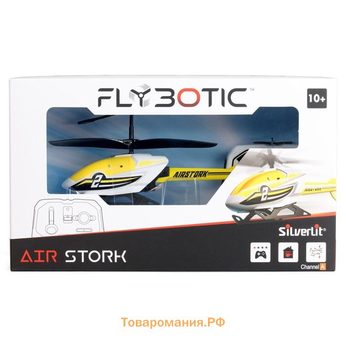 Вертолёт на радиоуправлении Flybotic Air Stork, двухканальный, цвет жёлтый