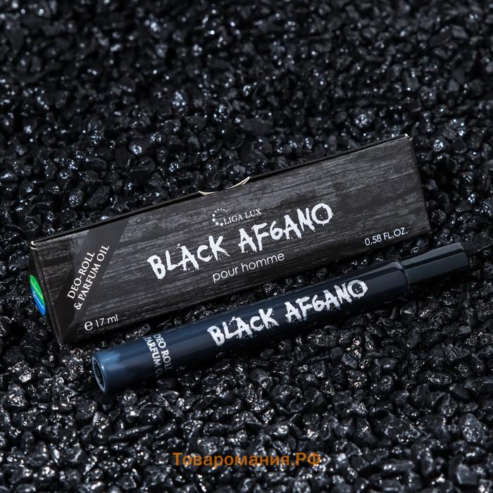 Парфюмерное масло мужское BLACK AF6ANO MEN, 17 мл