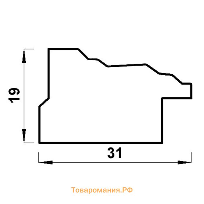 Фоторамка пластик "МИРАМ" 30х40 см, 653198-15, (пластиковый экран)