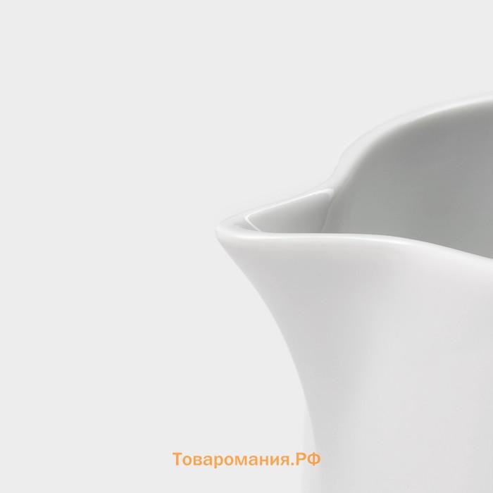 Молочник фарфоровый Magistro White gloss, 250 мл