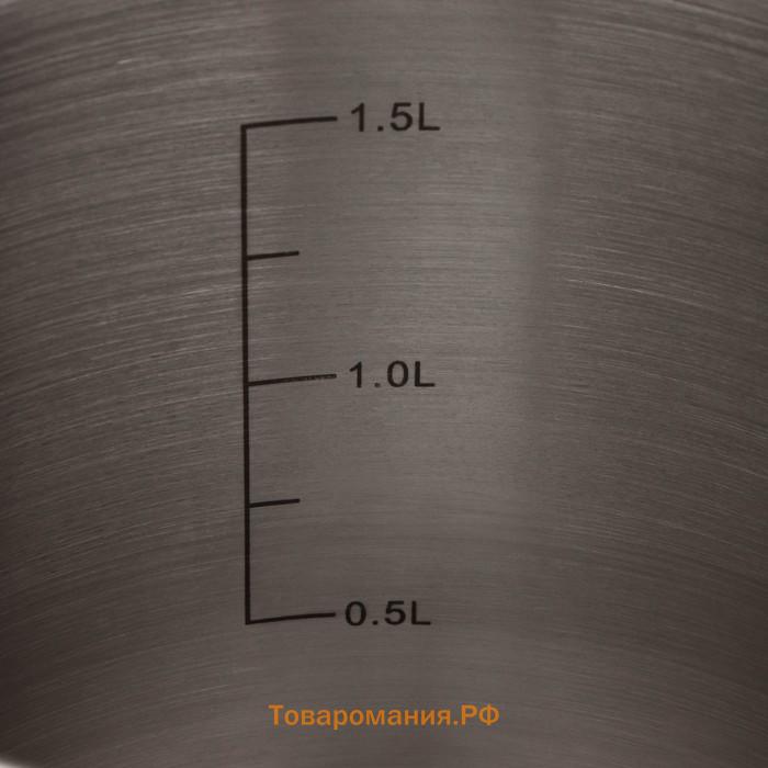 Молоковарка из нержавеющей стали , 2 л, h=15 см, d=16,5 см