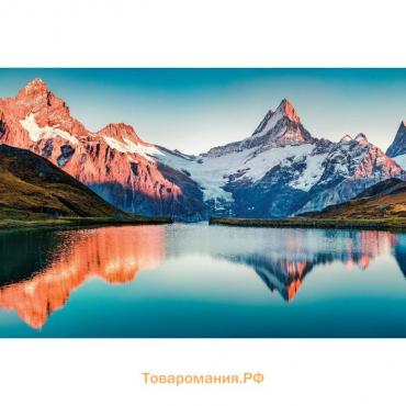 Фотобаннер, 300 × 200 см, с фотопечатью, люверсы шаг 1 м, «Горное озеро»