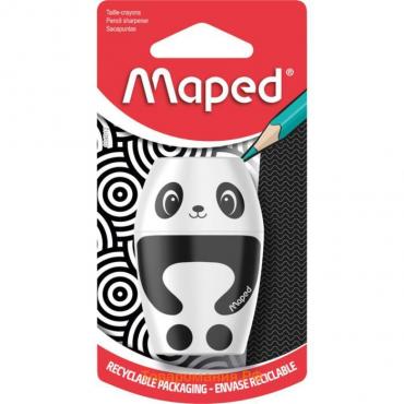 Точилка Maped Shakky с контейнером, 1 отверстие, ассорти