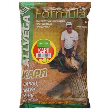 Прикормка Allvega Formula Carp Sweetcorm, карп кукуруза, 900 г