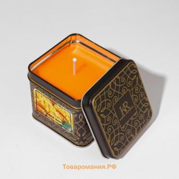 Свечи ароматические в жестяной банке "Ландыш"
