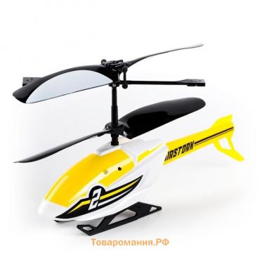 Вертолёт на радиоуправлении Flybotic Air Stork, двухканальный, цвет жёлтый