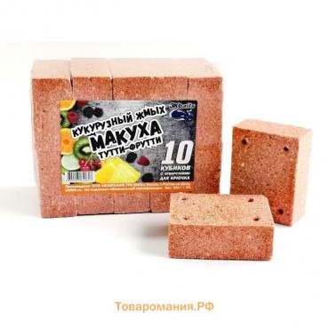 Макуха «Тутти-фрутти» кукурузных жмых, с отверстием, 10 шт, 320 г